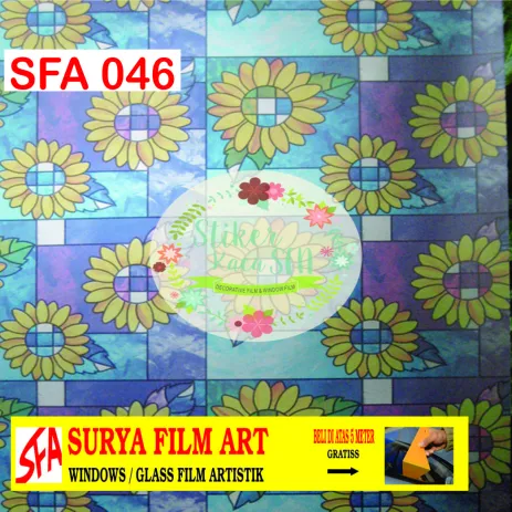 STICKER KACA MOTIF STICKER KACA MOTIF SFA 046 1 046a