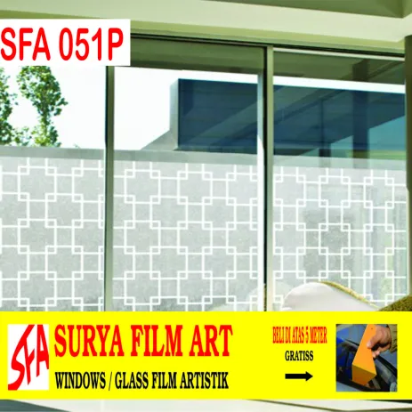 STICKER KACA MOTIF STICKER KACA MOTIF SFA 051P 2 051p