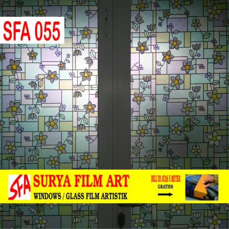 STICKER KACA MOTIF STICKER KACA MOTIF SFA 055 4 055c