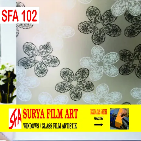 STICKER KACA MOTIF STICKER KACA MOTIF SFA 102 2 102a