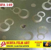 STICKER KACA MOTIF GLITTER SFA 149