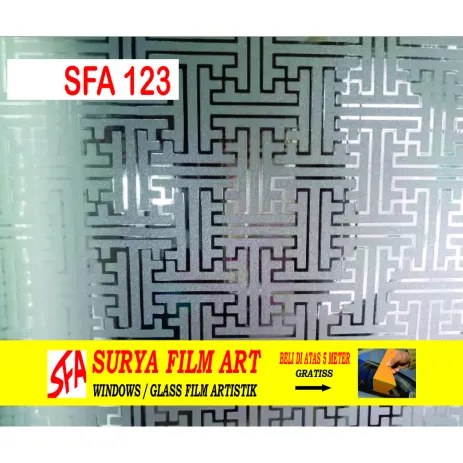 STICKER KACA MOTIF STICKER KACA MOTIF GLITTER SFA 123 1 16