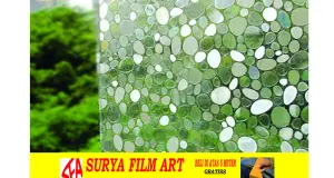 STICKER KACA MOTIF STIKER KACA MOTIF ABSTRAK GLITTER  6 29