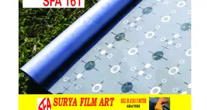 STICKER KACA MOTIF STICKER KACA MOTIF GLITTER SFA 161 2 35