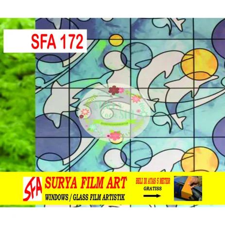 STICKER KACA MOTIF STICKER KACA MOTIF SFA 172 1 38