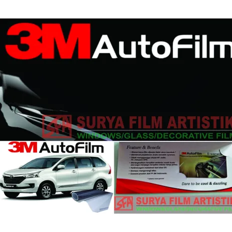 KACA FILM GEDUNG,RUMAH&MOBIL KACA FILM 3M BLACK BEAUTY ( LARGE CAR ) 1 3m1