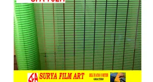 STICKER KACA MOTIF STICKER KACA MOTIF SFA 702 HIJAU 1 45