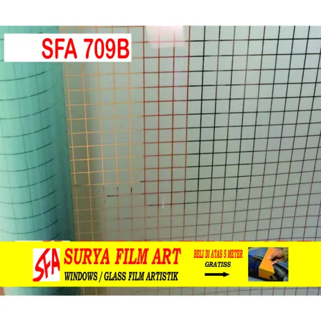 STICKER KACA MOTIF STICKER KACA MOTIF SFA 709 BIRU 1 50