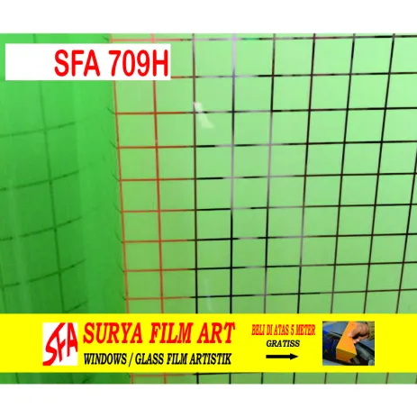 STICKER KACA MOTIF STICKER KACA MOTIF SFA 709 HIJAU 1 51