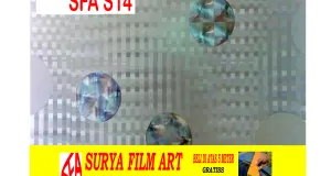 STICKER KACA MOTIF STICKER KACA MOTIF GLITTER SFA S14 1 55