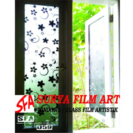 STICKER KACA MOTIF STICKER KACA MOTIF SFA 059 6 60