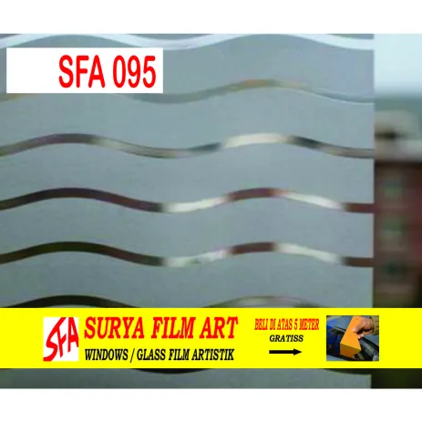 STICKER KACA MOTIF STICKER KACA MOTIF GLITTER SFA 095 1 65