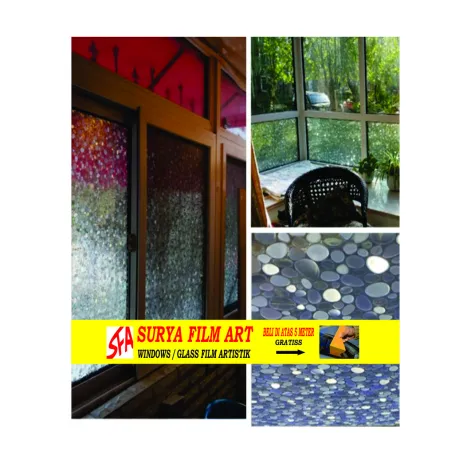 STICKER KACA MOTIF STIKER KACA MOTIF ABSTRAK GLITTER  4 7