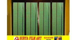 STICKER KACA MOTIF STICKER KACA MOTIF SFA 702 HIJAU 2 702h