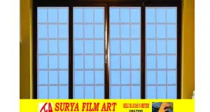 STICKER KACA MOTIF STICKER KACA MOTIF SFA 703 BIRU 2 703b