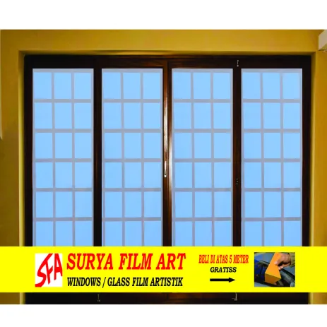 STICKER KACA MOTIF STICKER KACA MOTIF SFA 703 BIRU 2 703b