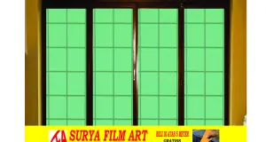 STICKER KACA MOTIF STICKER KACA MOTIF SFA 709 HIJAU 3 709h