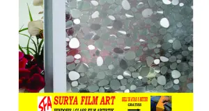 STICKER KACA MOTIF STIKER KACA MOTIF ABSTRAK GLITTER  1 8