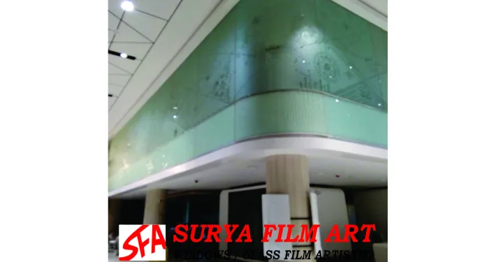 Pemasangan Cutting Sticker Sandblast