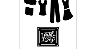 CUTTING STICKER CUTTING STICKER LAUNDRY 1 c12