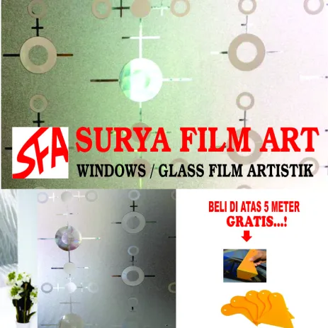 STICKER KACA MOTIF STICKER KACA MOTIF GLITTER SFA 161 3 ht_001