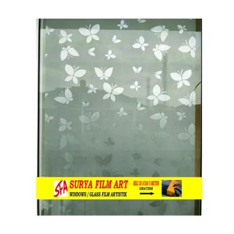 STICKER KACA MOTIF STICKER KACA MOTIF GLITTER KUPU KUPU 1 kupu2