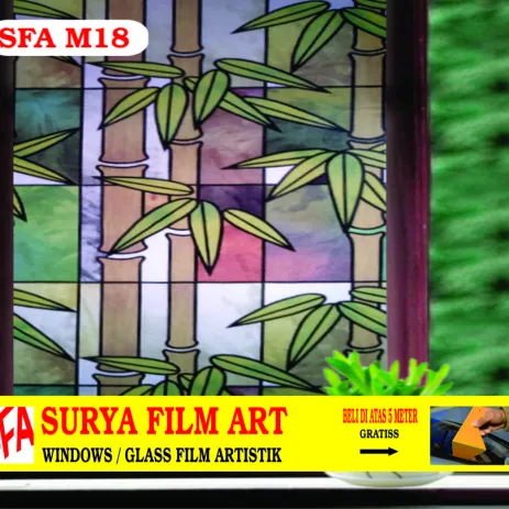 STICKER KACA MOTIF STICKER KACA MOTIF SFA M18 2 m182