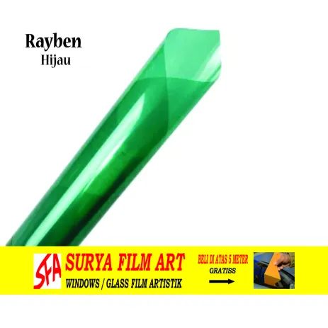 KACA FILM GEDUNG,RUMAH&MOBIL KACA FILM RAYBEN HIJAU 4 rayben_hijau1